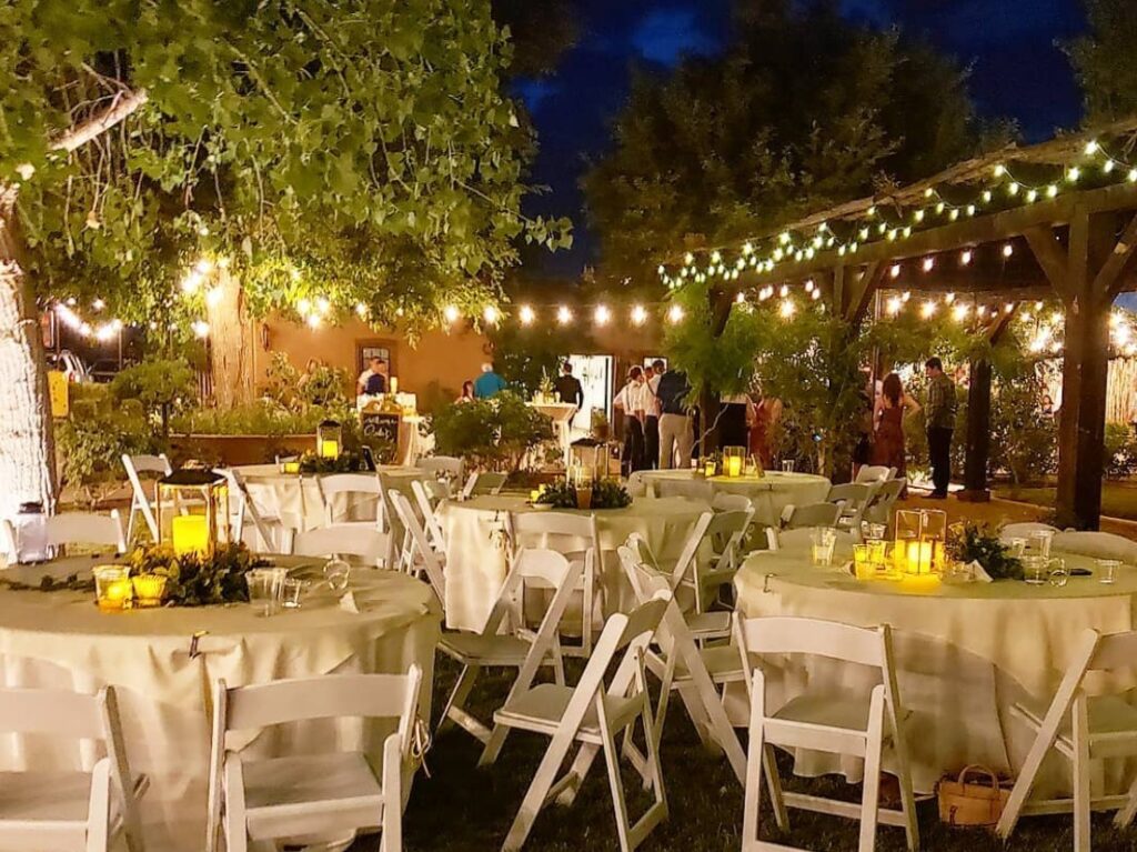 Santa Fe Wedding, Santa Fe New Mexico, New Mexico Wedding Venue, Venue, Wedding, New Mexico, Wedding Casa, Wedding Casita, Wedding Reception, Wedding Day, Wedding ceremony, Wedding Garden, Outdoor Wedding, Wedding Planning, Wedding Dress, Bride, Groom, Engaged couple, Wedding Photographer, Santa Fe Bride