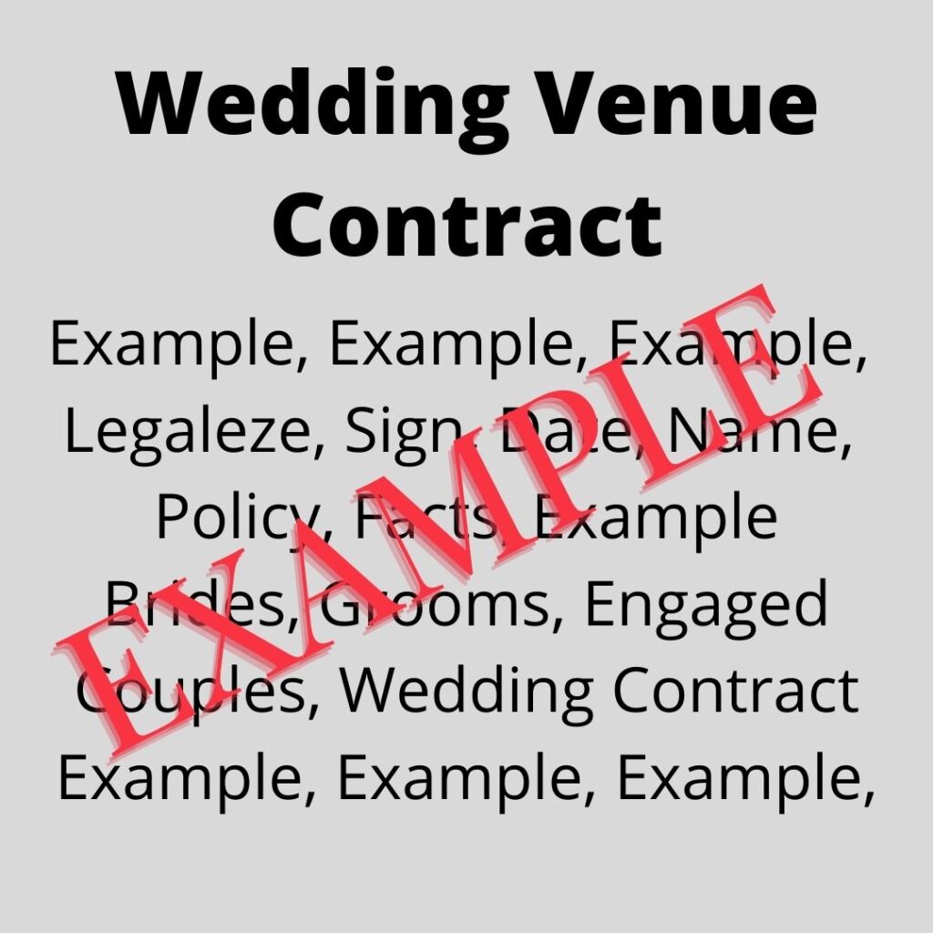 Wedding Venue Document Exchange
