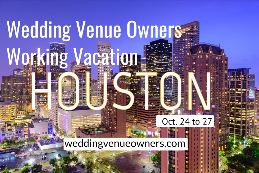 Wedding Venue Owners Working Vacation, Wedding Business, Wedding coach, Wedding education, wedding venue manager, wedding venue success, how to start a wedding venue