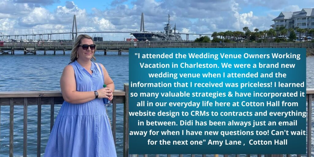 Wedding venue coach, wedding venue education, wedding venue owners, wedding venue consulting, wedding venue mentor, wedding venue strategist, wedding venue, wedding venue opportunity, wedding venue manager, wedding venue goals, wedding venue advertising, wedding venue expert, Didi Russell, Wedding Nerd