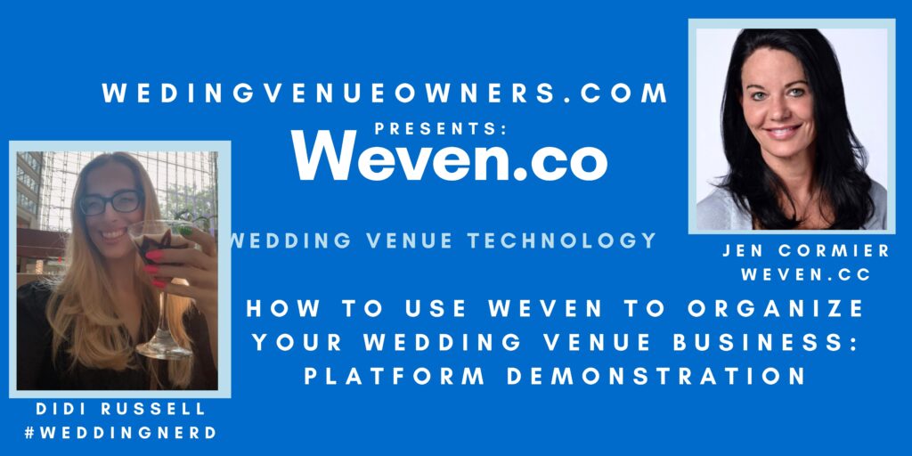How To Use WEVEN Wedding Venue CRM Demo