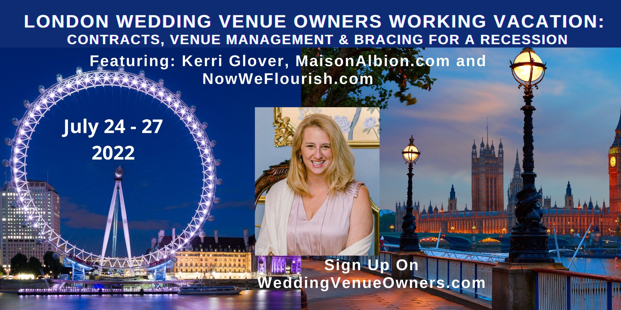 LONDON Wedding Venue Owners Working Vacation