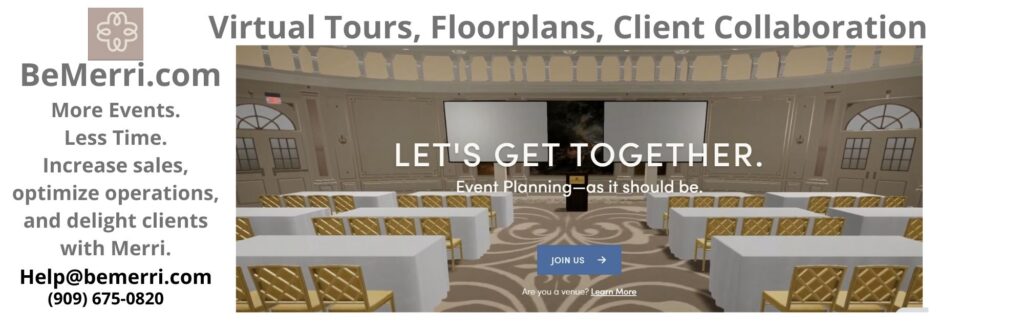 BeMerri.com 360 Tours and Virtual Tours for wedding venues