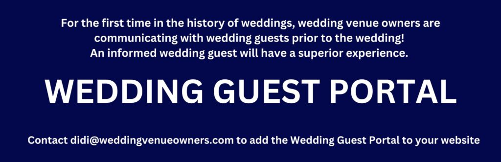 Wedding Guest Portal, wedding venue education, wedding website traffic, wedding venue SEO