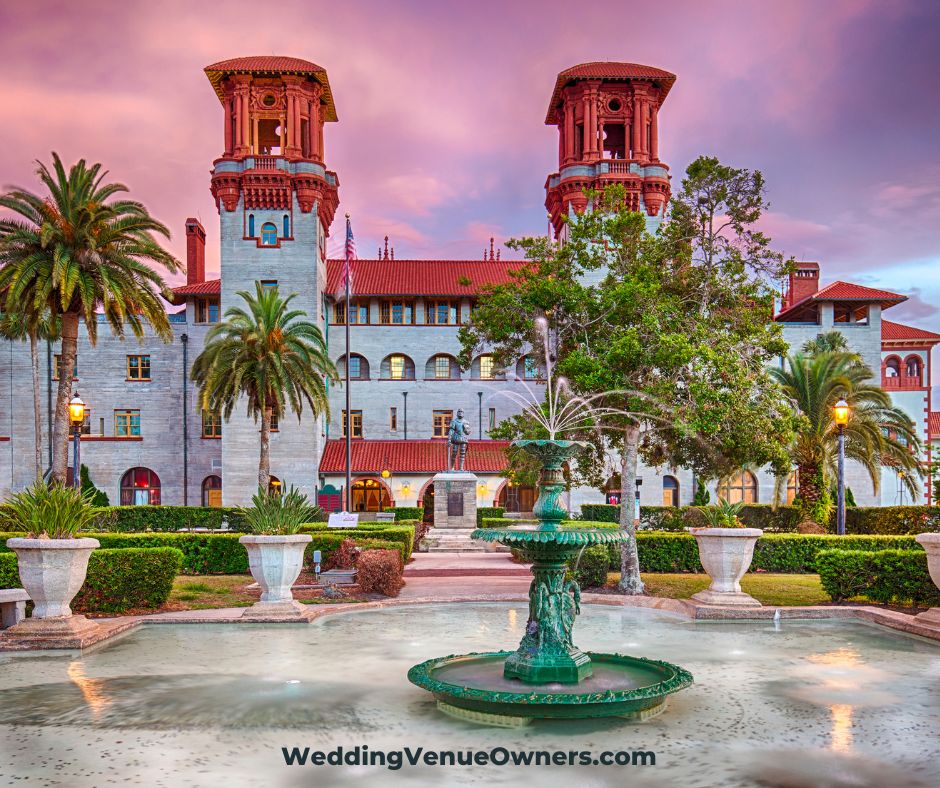 Wedding Venue Owners Working Vacation St. Augustine Florida, wedding venue consulting, wedding venue coach