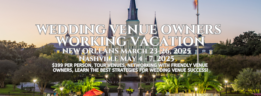 Wedding Venue Owners Working Vacations, New Orleans, Nashville