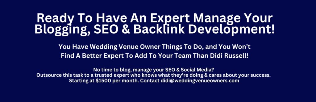 Top 50 Wedding Industry Statistics for 2024-2025, Didi Russell wedding business expert, wedding venue marketing, wedding business marketing, wedding business strategies