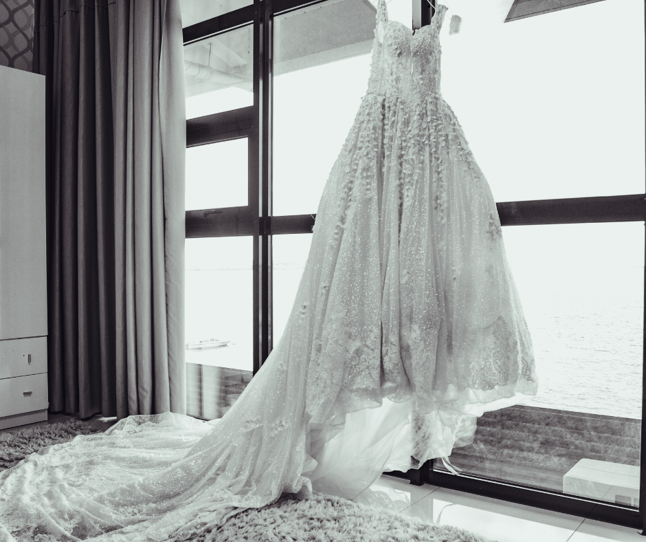 Wedding dress cleaning, wedding dress preservation, wedding dress dry cleaning