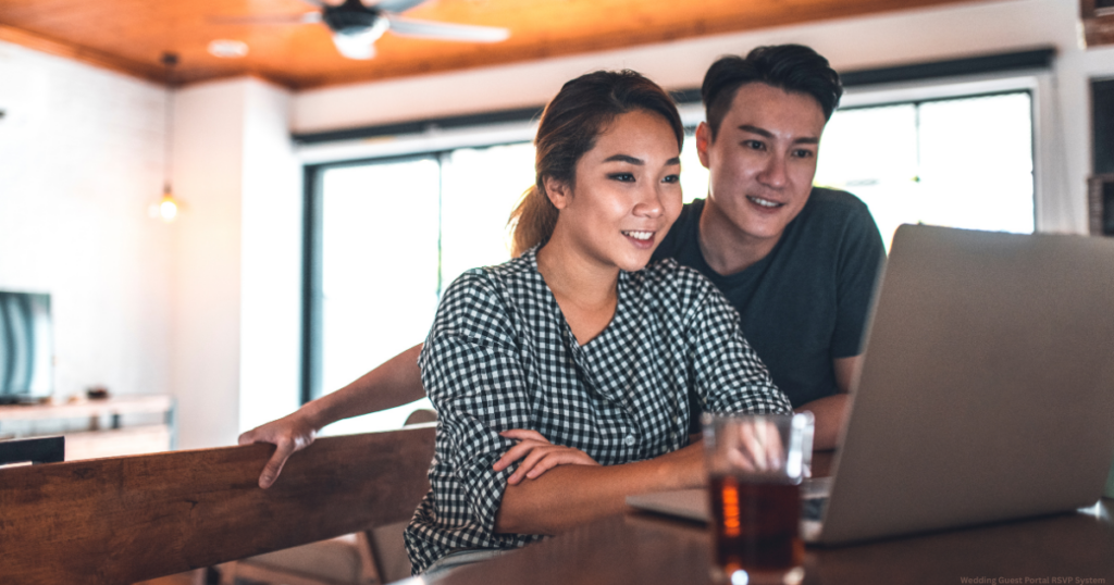 An engaged couples searches, What Is a Free Wedding Website? and Google says, "find the Wedding Guest Portal RSVP System by WeddingVenueOwners.com is the best Free Wedding Website and RSVP system but couples must access it through their wedding venue