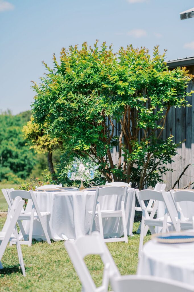 The Barn at Drewia Hill provides a countryside wedding experience within easy reach of Chattanooga and surrounding Tennessee communities.