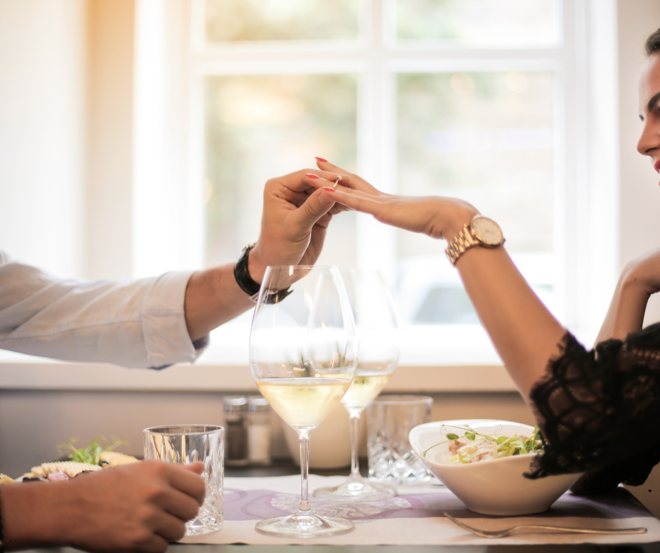 Couple planning a lifetime together