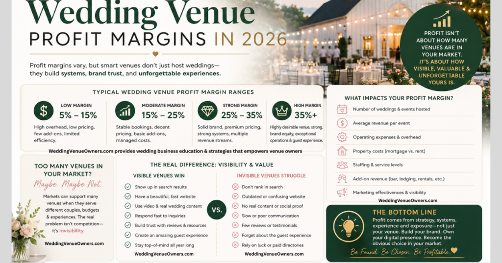Average Wedding Venue Profit Margins in 2026