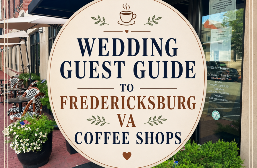 Wedding Guest Guide to Fredericksburg VA Coffee Shops