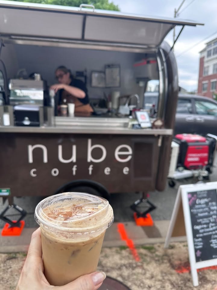 NUBE Coffee Horchata food truck in Downtown Fredericksburg VA
