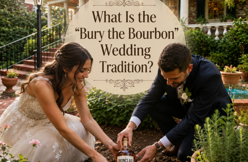 What Is the "Bury the Bourbon" Wedding Tradition?