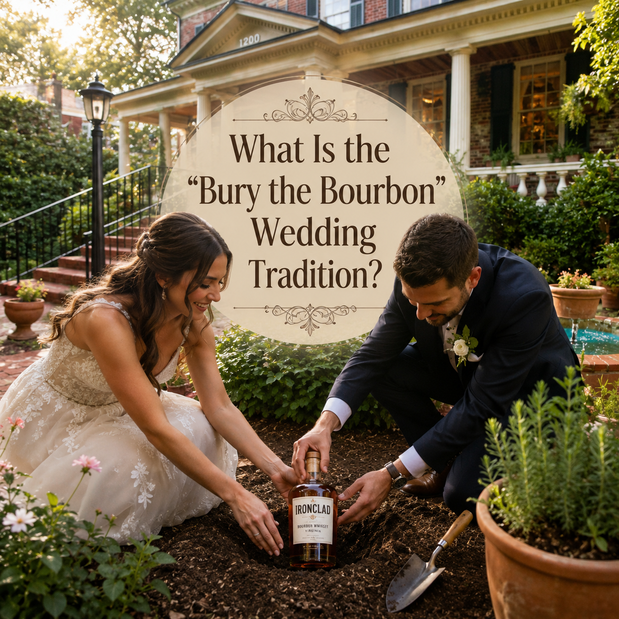What Is the "Bury the Bourbon" Wedding Tradition?