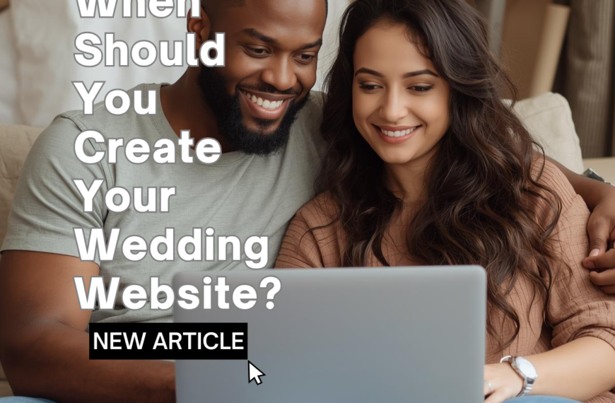 When should you create a free wedding website
