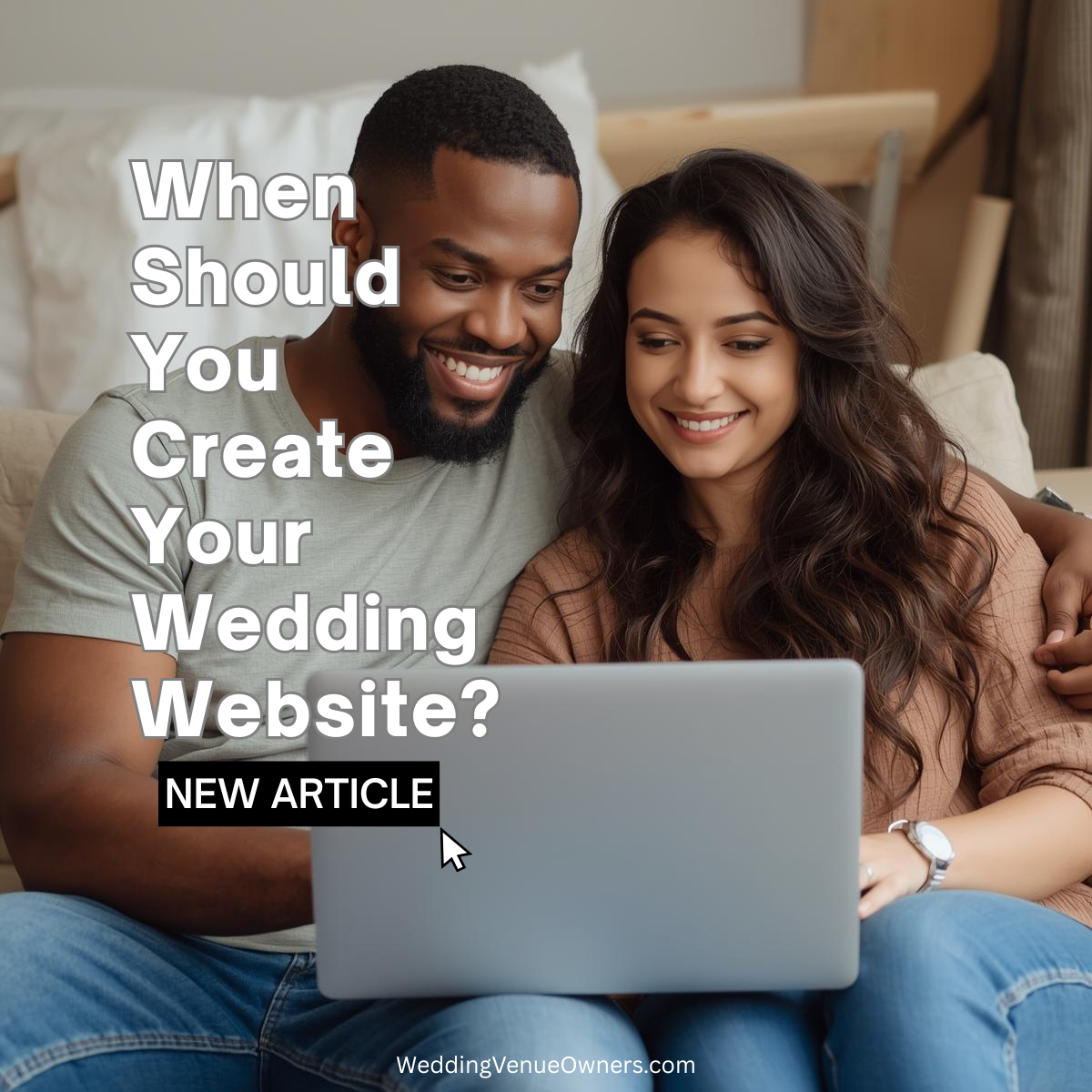 When should you create a free wedding website