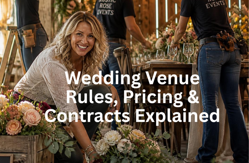 Wedding Venue Rules, Pricing & Contracts Explained