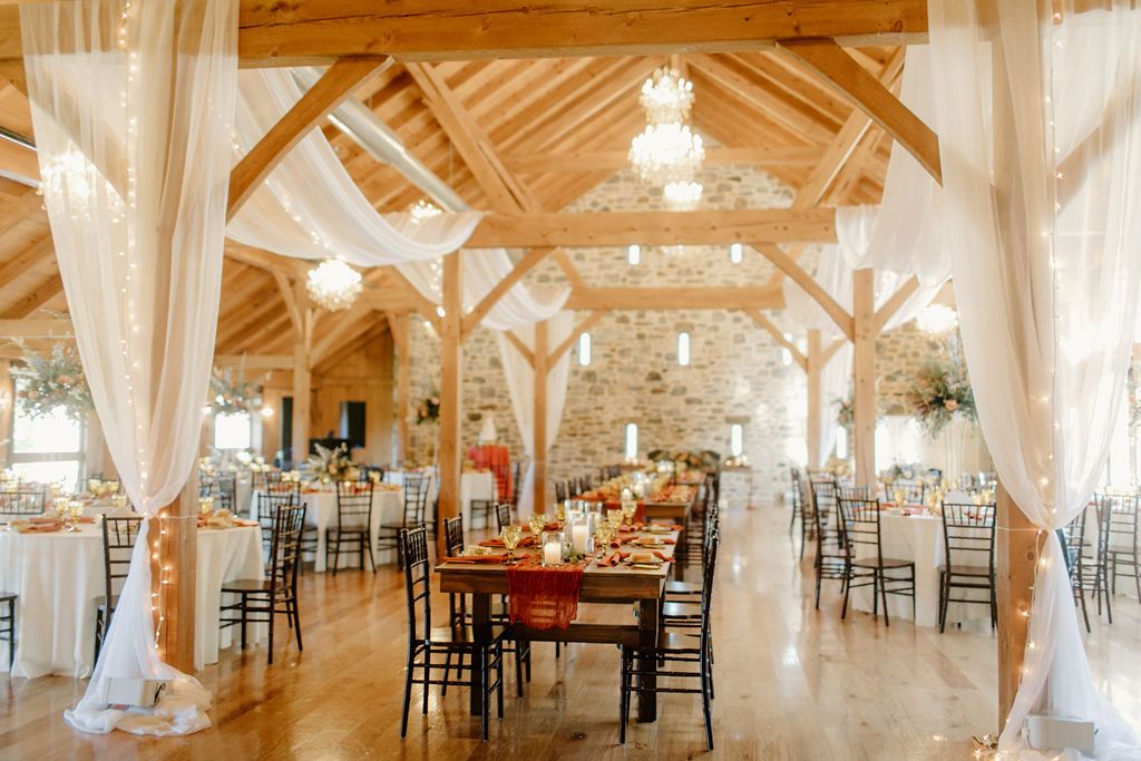 Wedding reception at Bluestone Estate in Lancaster PA