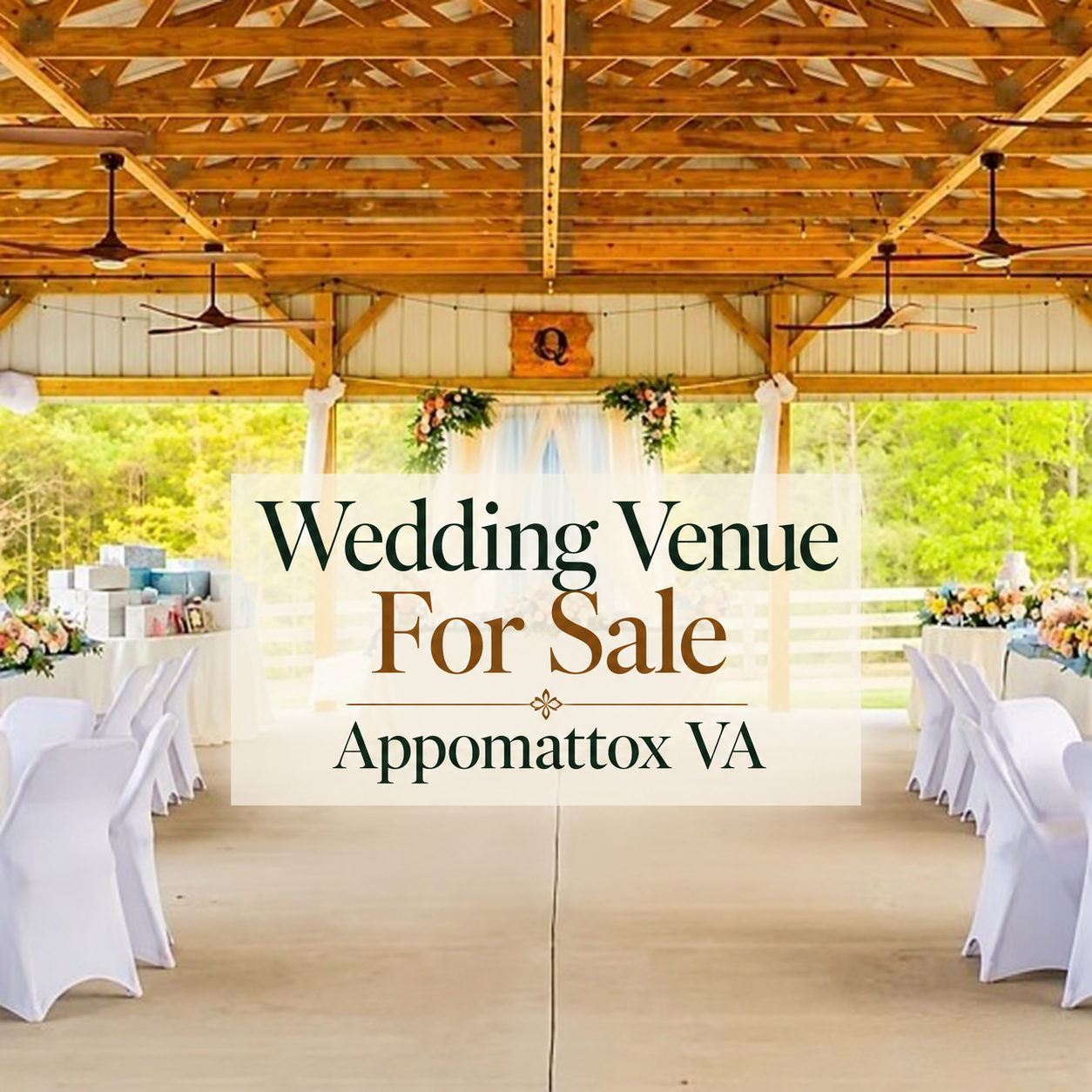 Wedding Venue For Sale in Appomattox Virginia