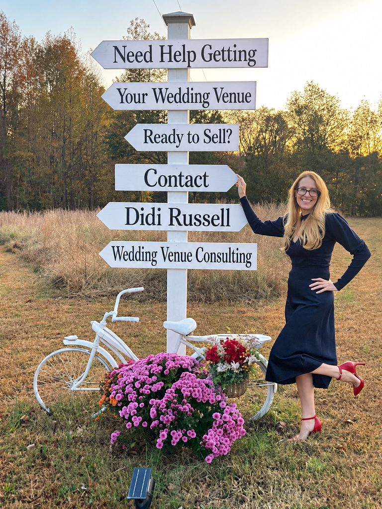 Wedding venue consultant helping venue buyers and sellers