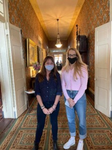 Didi Russell #WeddingNerd and Annie Irvin Director at the Beauregard Keyes House French Quarter Wedding Venue