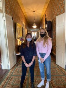 Didi Russell #WeddingNerd and Annie Irvin Director at the Beauregard Keyes House French Quarter Wedding Venue